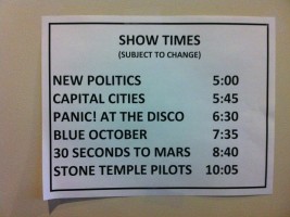 show times
