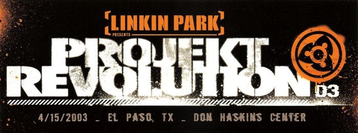 Sticker Linkin Park - Live in Texas